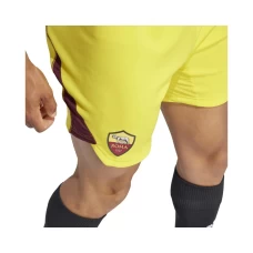 Pantaloncini da portiere gialli da uomo AS Roma 2023-24